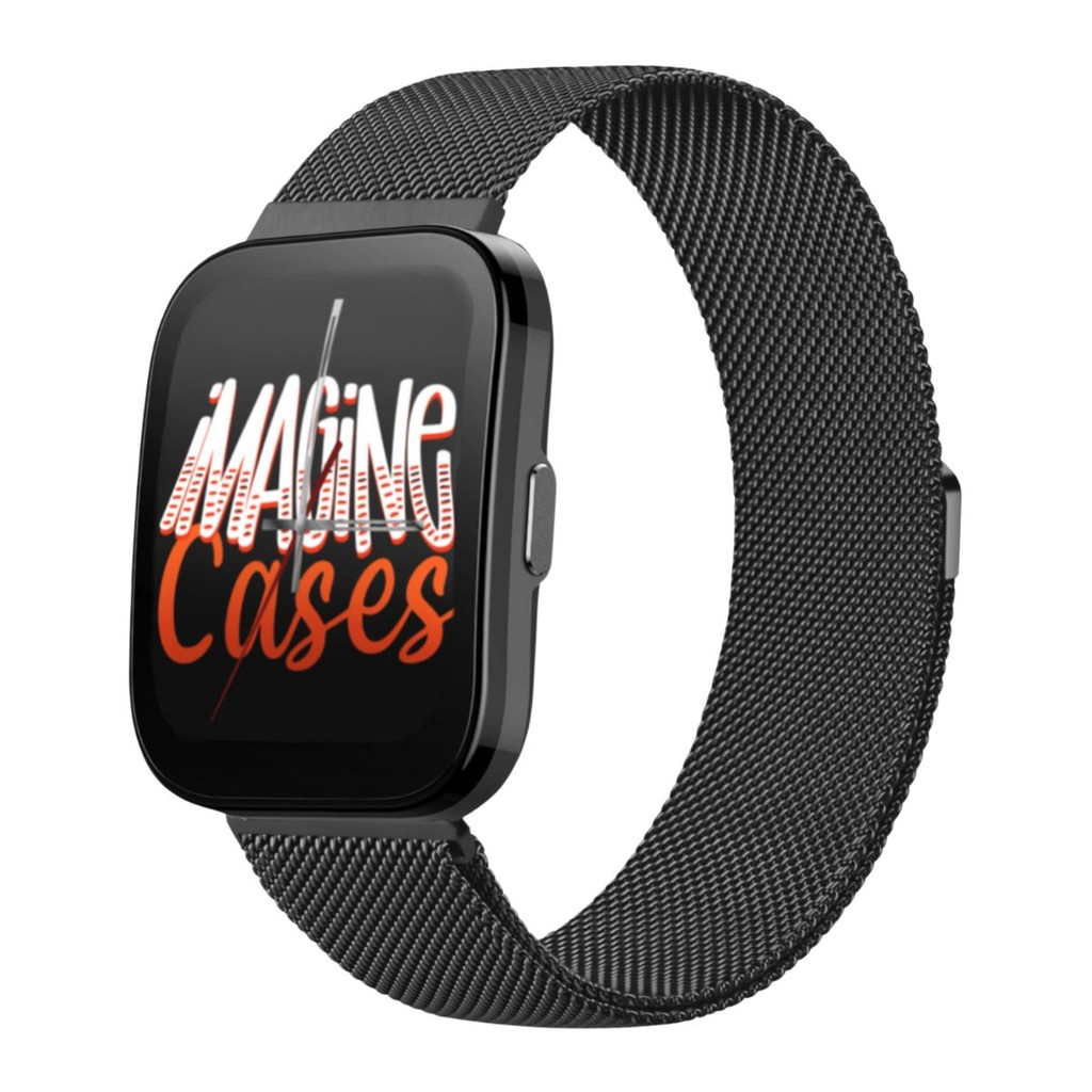 Pulseira De Metal Com Fecho Magnético Para Amazfit Bip 5