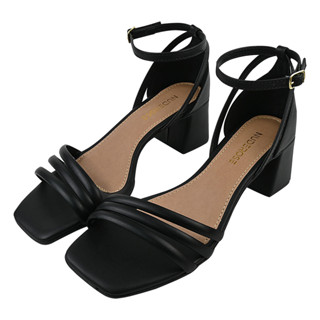 Sandália Feminina Salto Grosso Bloco Traseiro Fechado Conforto em Oferta na Shopee