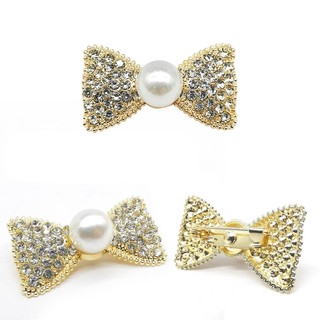 Broche Pérola com Strass 38mm x 19mm Dourado C/1 RO.153690 em Oferta na Shopee