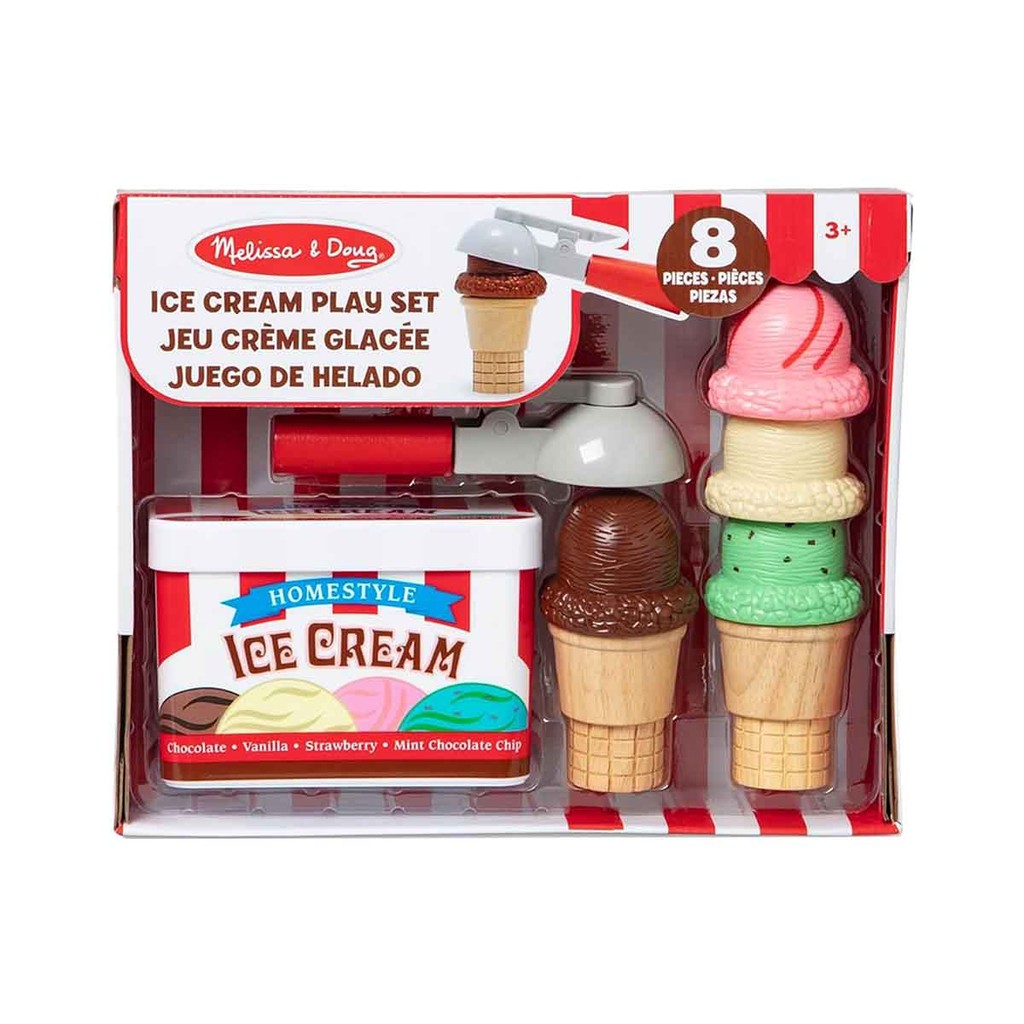 Comidinha Brinquedo Madeira Fábrica Sorvete - Melissa & Doug em Oferta na Shopee