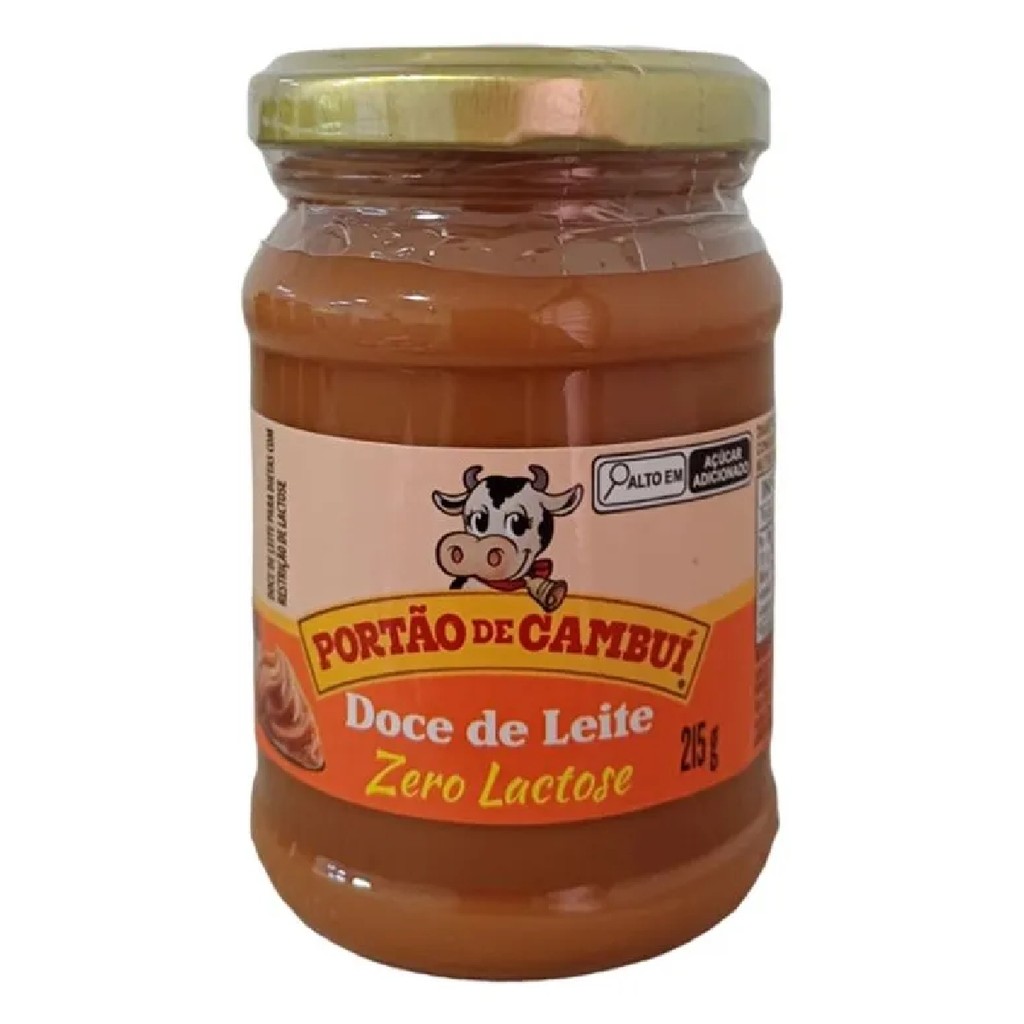 Doce de Leite Pastoso Zero Lactose Pote 215g Portão de Cambui em Oferta na Shopee