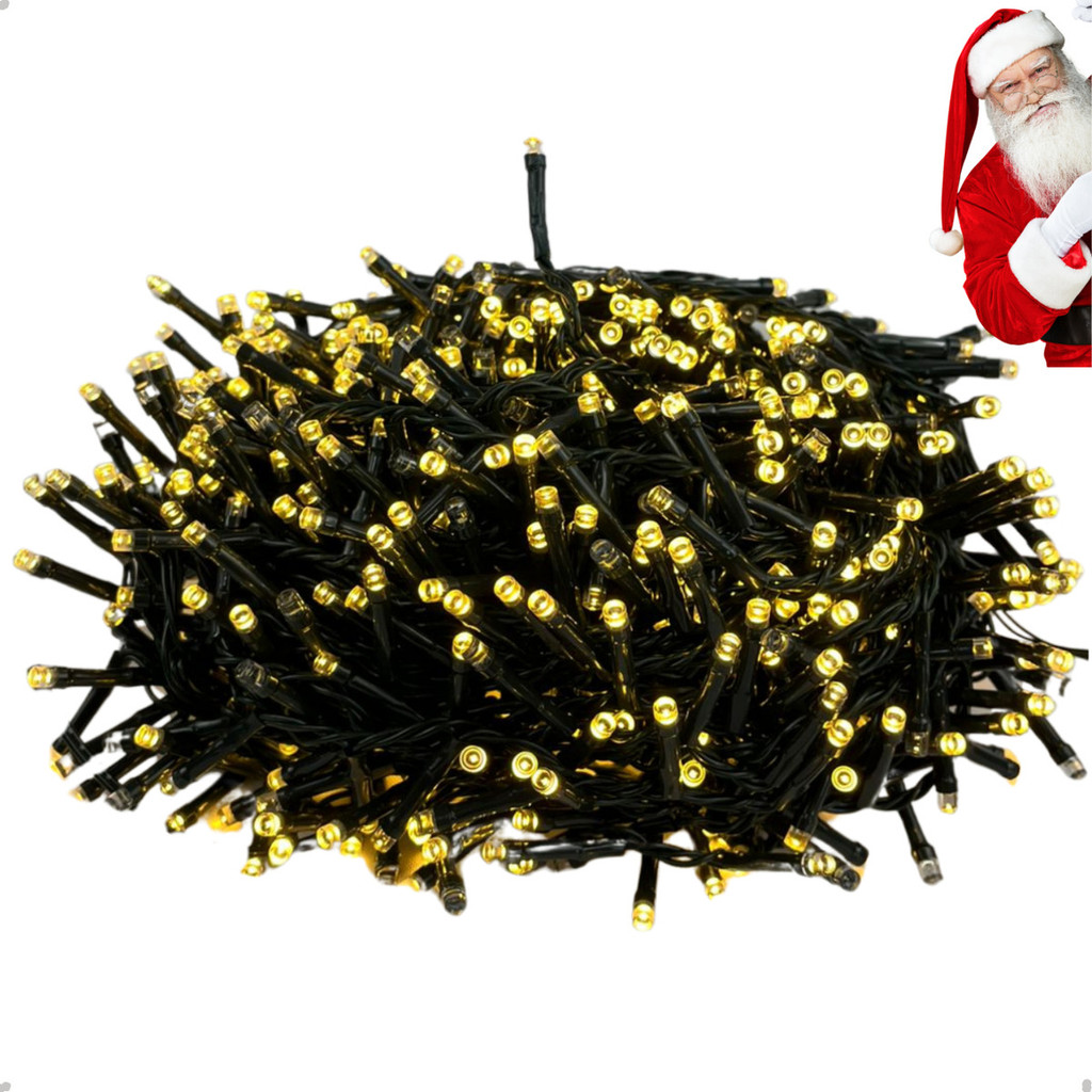 Pisca Natal Led Strobo 20 Metros 900 Leds Cordão Prova D'água 2 Variação de Estrobo