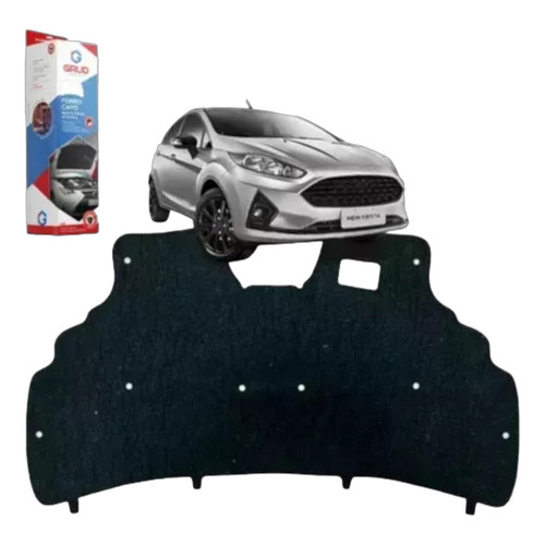 Forro Manta de Capô Térmica Revestida New Fiesta Mexicano 2011 2012 2013 2014 2015 + Presilha