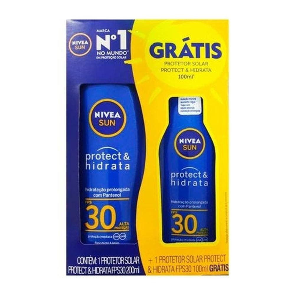 Kit Nivea Sun Protect & Hidrata FPS 30 200ml + 100ml