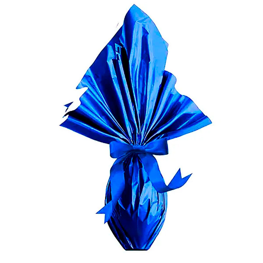 Saco Express para Ovos de Páscoa de 250g a 350g | 35x35cm | Azul - 25 unidades - Cromus - Rizzo Distribuidora