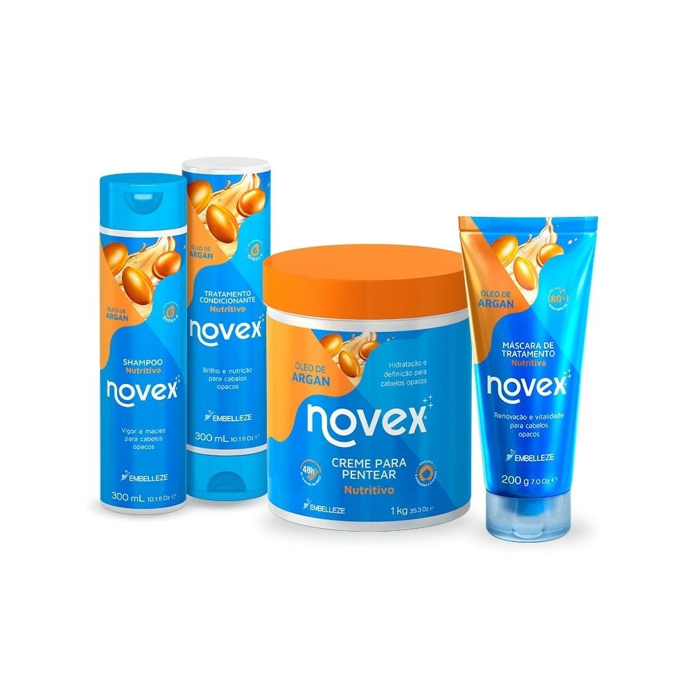 Kit Novex Óleo de Argan Tratamento diário em Oferta na Shopee