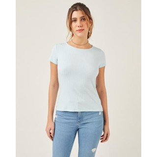 Blusa Tradicional Canelado De Viscose Malwee