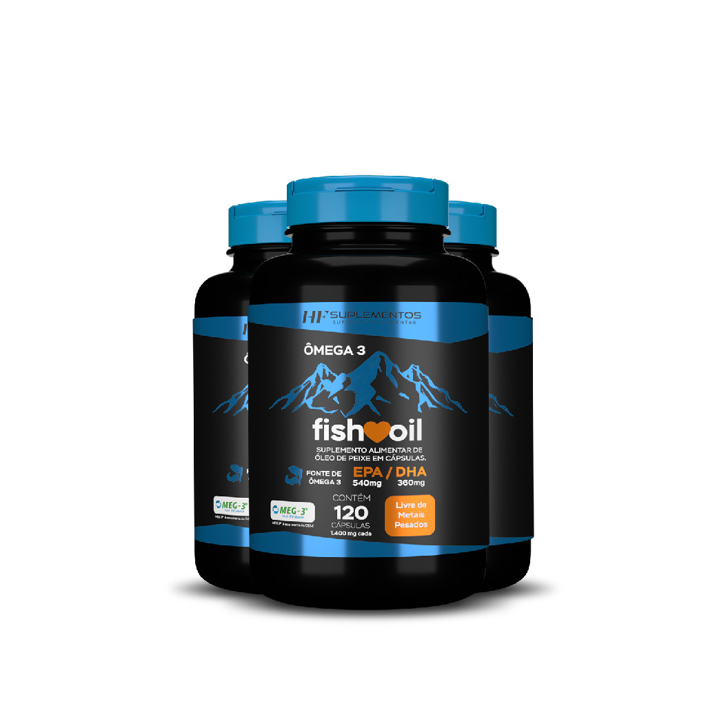 3X ÔMEGA 3 FISH OIL MEG 3 EPA+DHA 120CAPS