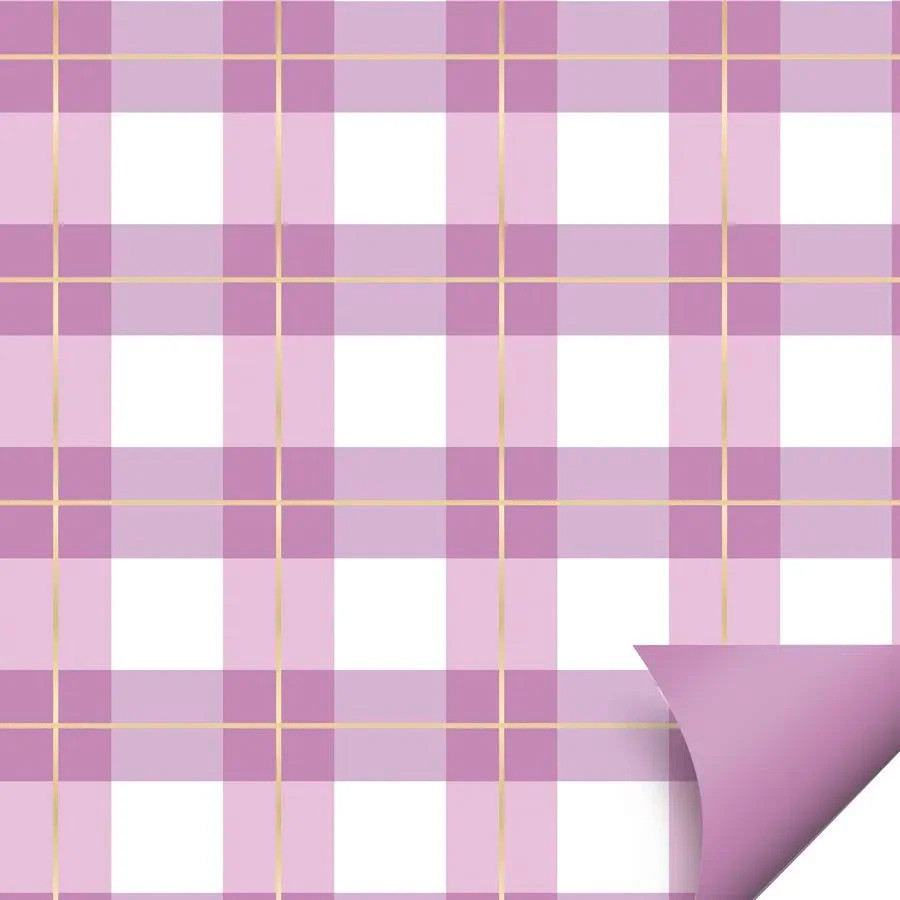 Folha para Ovos de Pascoa Double Face Quadro Lilás 69x89cm - 25 unidades - Cromus - Rizzo Distribuidora