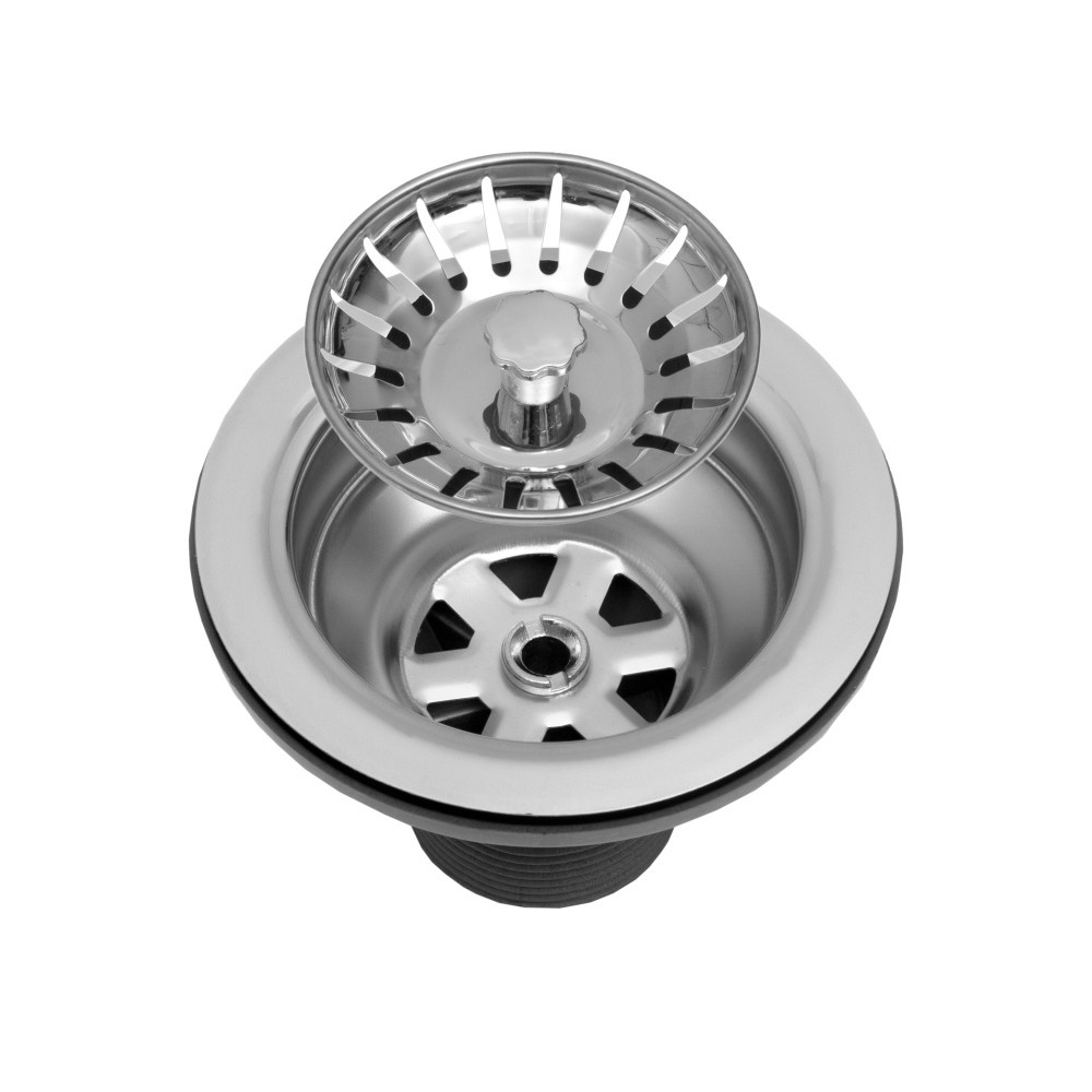 VALVULA P/ PIA DE COZINHA INOX - 4.1/2 - PINO CROMADO ABS VALVULA  AMERICANA em Oferta na Shopee