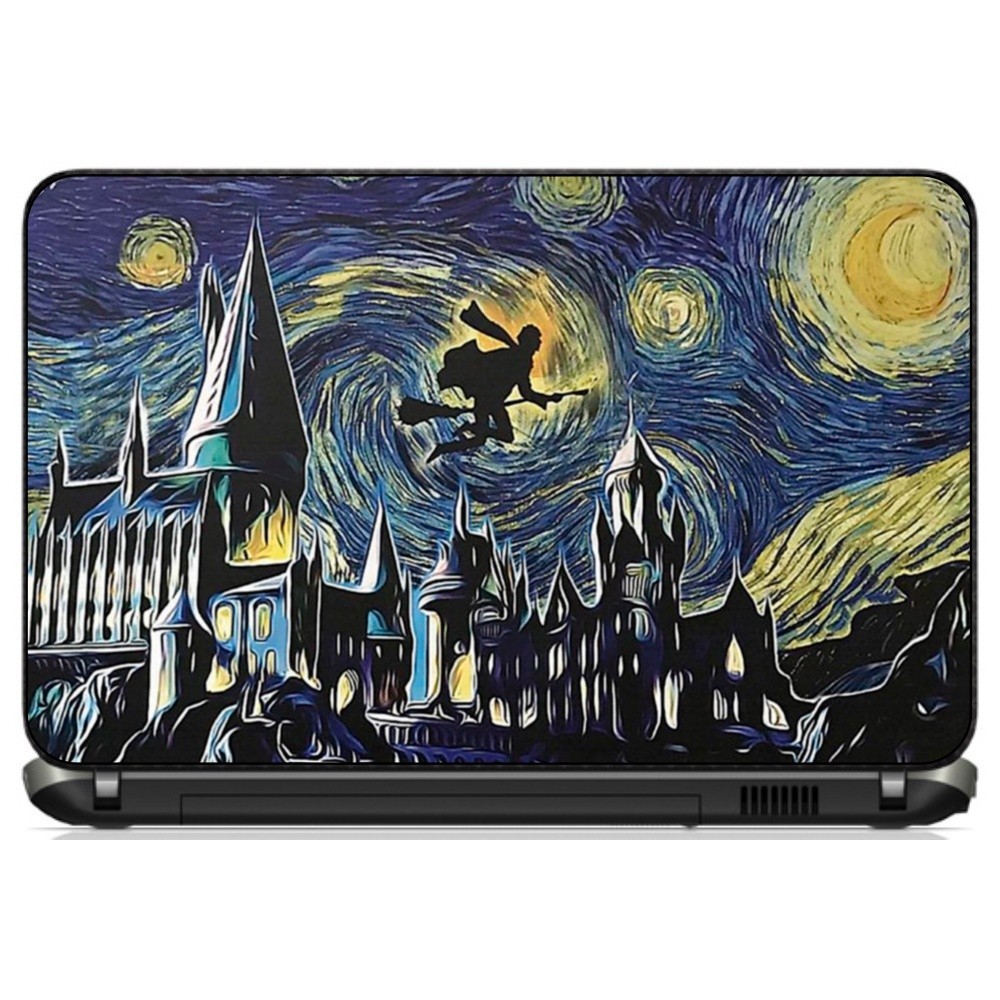 Adesivo Personalizado Skin Pelicula Notebook Macbook Tablet Harry Potter [ 63 ] Bruxo Filme Hogwarts Casas luxo casa 4k show3