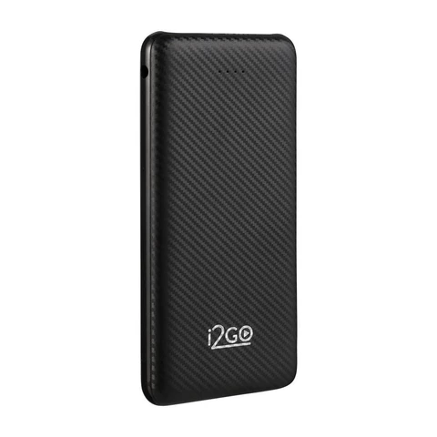 Carregador Portatil Power Bank i2GO 10000mAh 1 USB-C e 2 USB-A