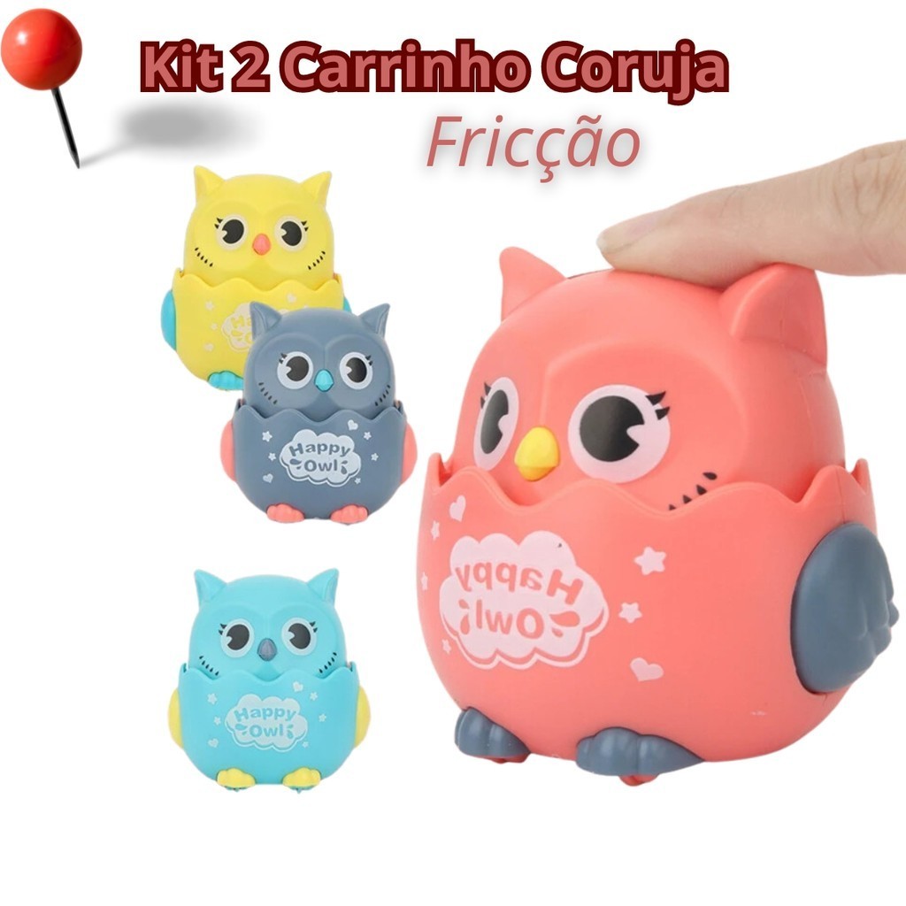 2 Carrinho Bebê Corrida Brinquedos Educativos para Desenvolvimento Brinquedo, Colorido, Divertida