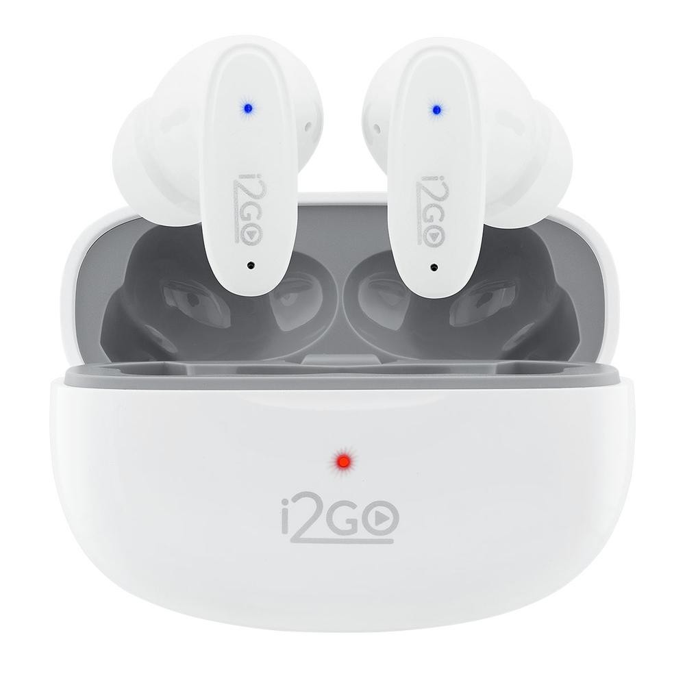 Fone De Ouvido Sem Fio Air Buds 400 i2GO Até 48h Bateria - Audio