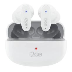 Fone de Ouvido Bluetooth Sem Fio Air Buds 400 i2GO Até 48h Bateria