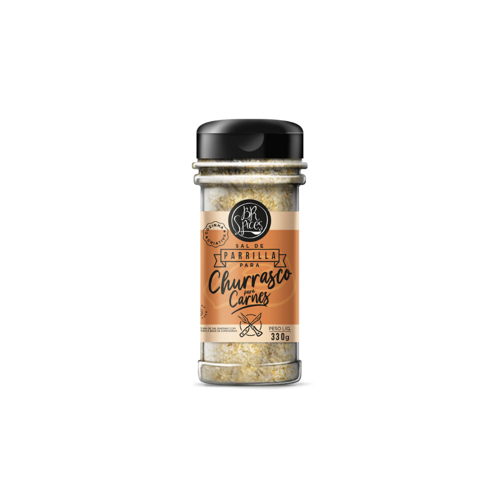 Sal Parrilla BR Spices para  Carnes 330g em Oferta na Shopee