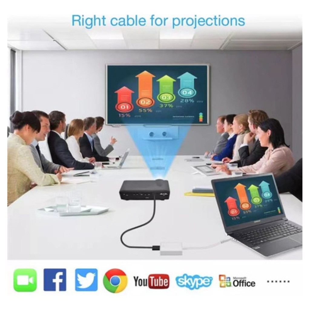 Cabo Adaptador Conversor Usb Para Hdmi Usb 3.0