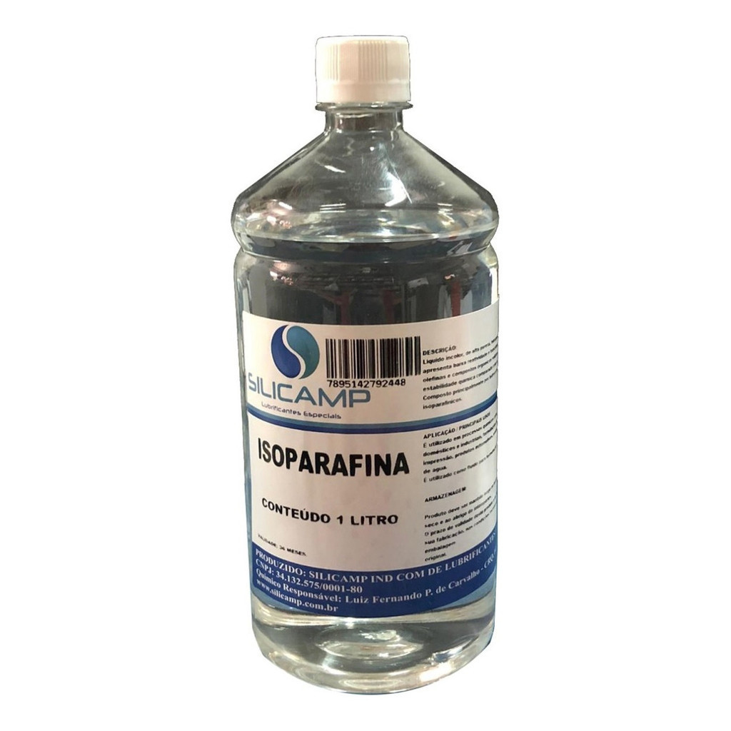 Isoparafina Incolor Pura Alta Pureza e Ecológica parafina liquida 1 Litro
