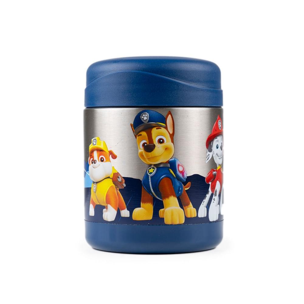 Pote Térmico Infantil 350 ml Chase e Equipe Azul Escuro