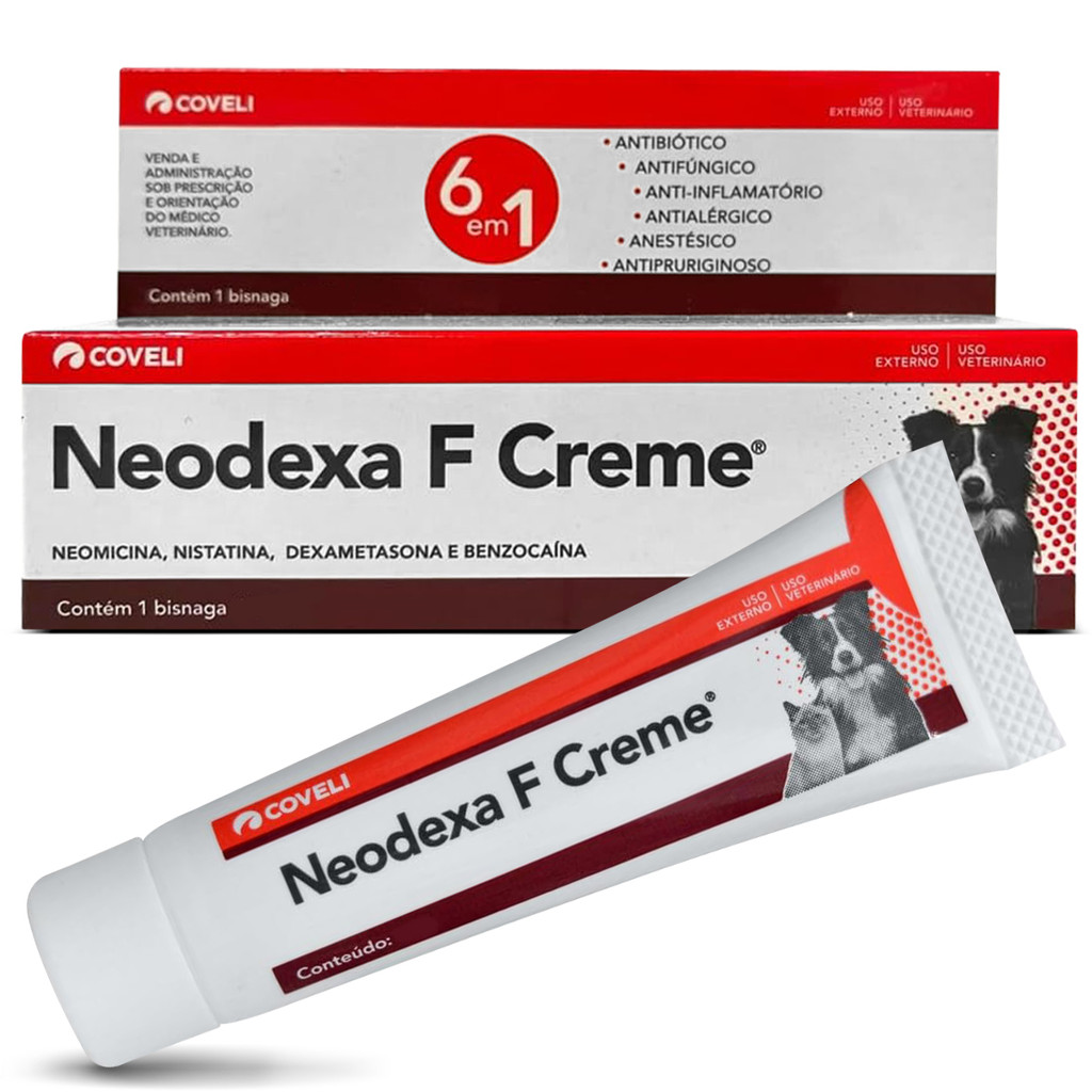 Neodexa F Creme Cães/Gatos 30g Irritação/coceira em Oferta na Shopee