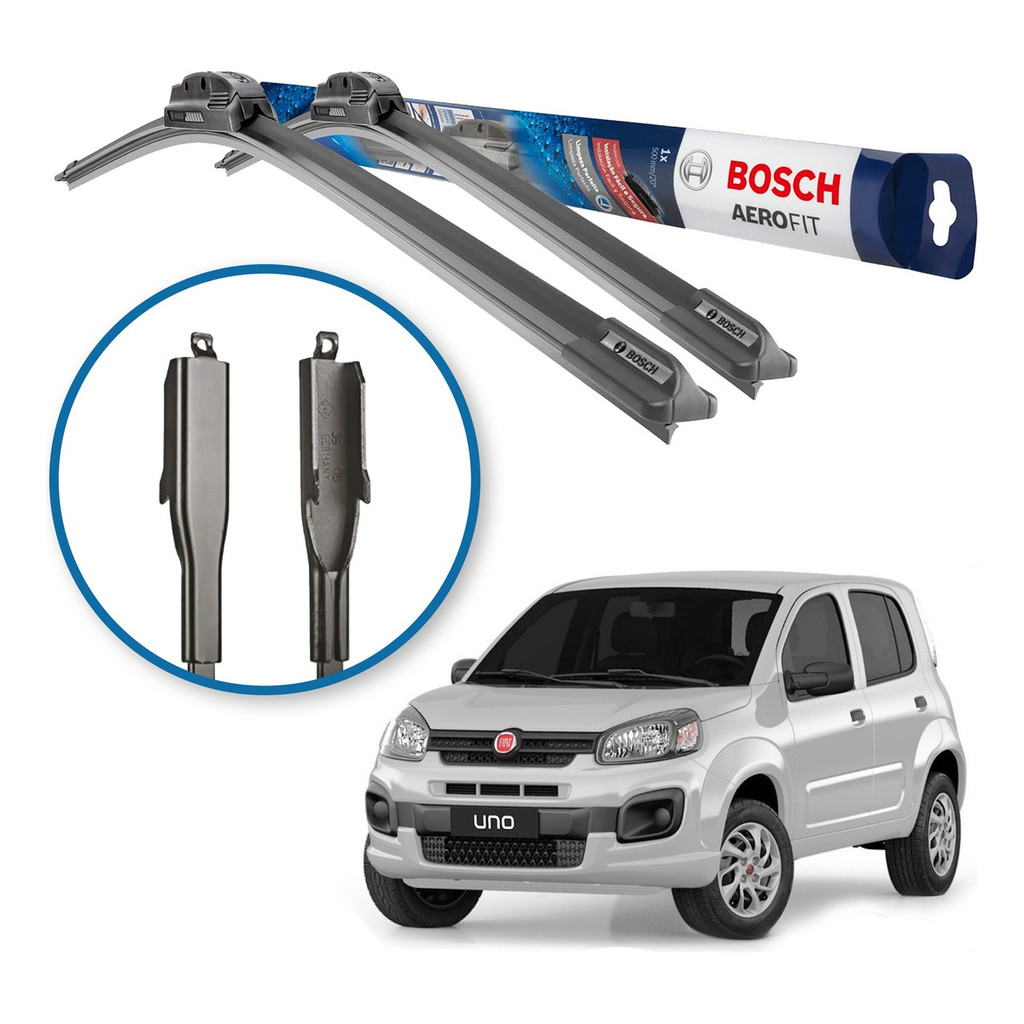 Palheta  Parabrisa Bosch Novo Uno Way 2015 2016 2017 2018 Bosch em Oferta na Shopee