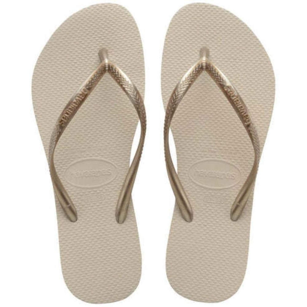 Chinelo Havaianas Slim Tradicional Feminino - Bege - Women Shoes