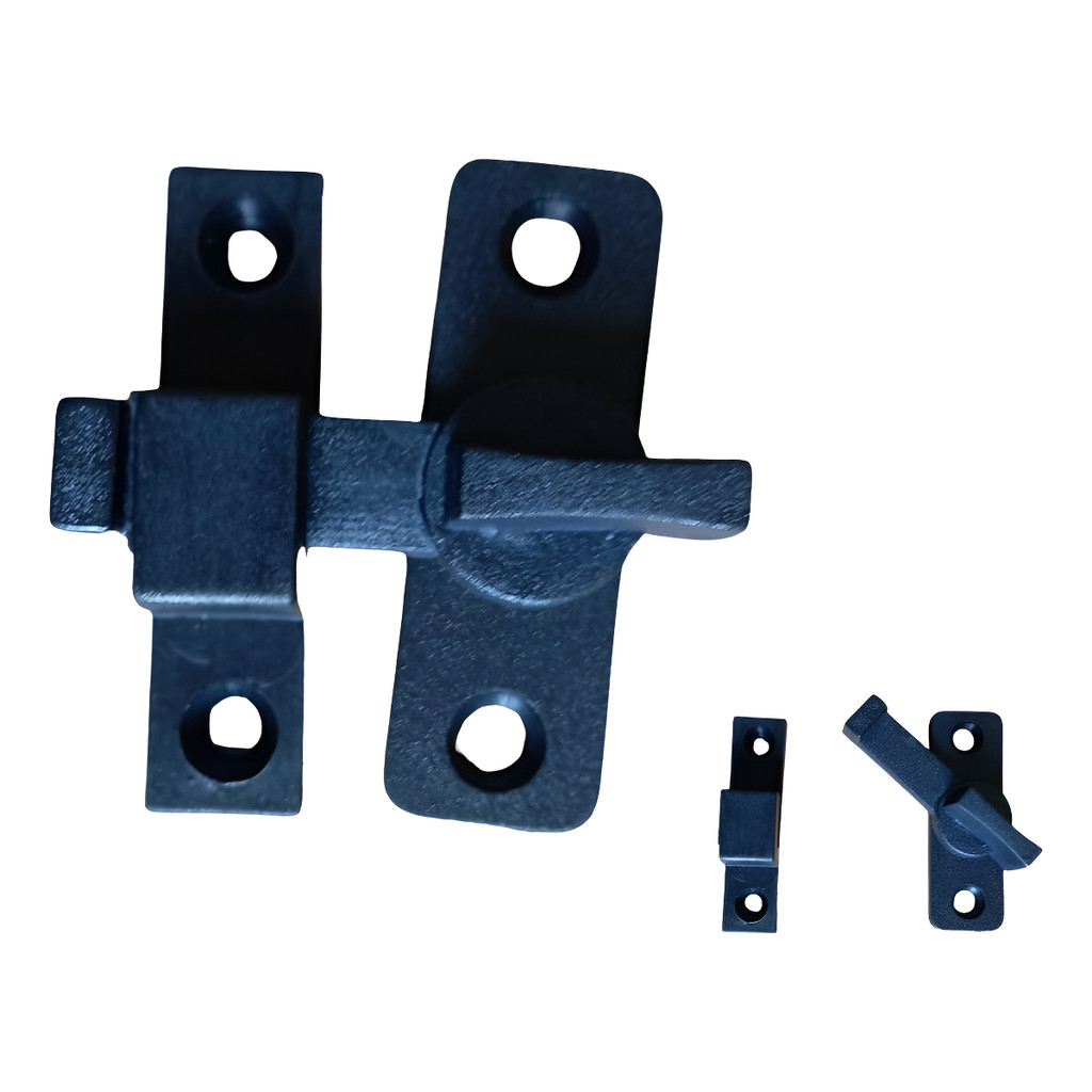 Kit 4 Trinco Fecho Tranqueta Nylon Para Porta Sanfonada