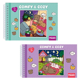 Kit 2 Livro De Colorir Tik Tok Capa Dura 96 Desenhos Comfy E Cozy Folha 180 Gm² em Oferta na Shopee