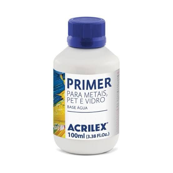 PRIMER PARA METAIS PET VIDRO 100ML A BASE DE ÁGUA - ACRILEX