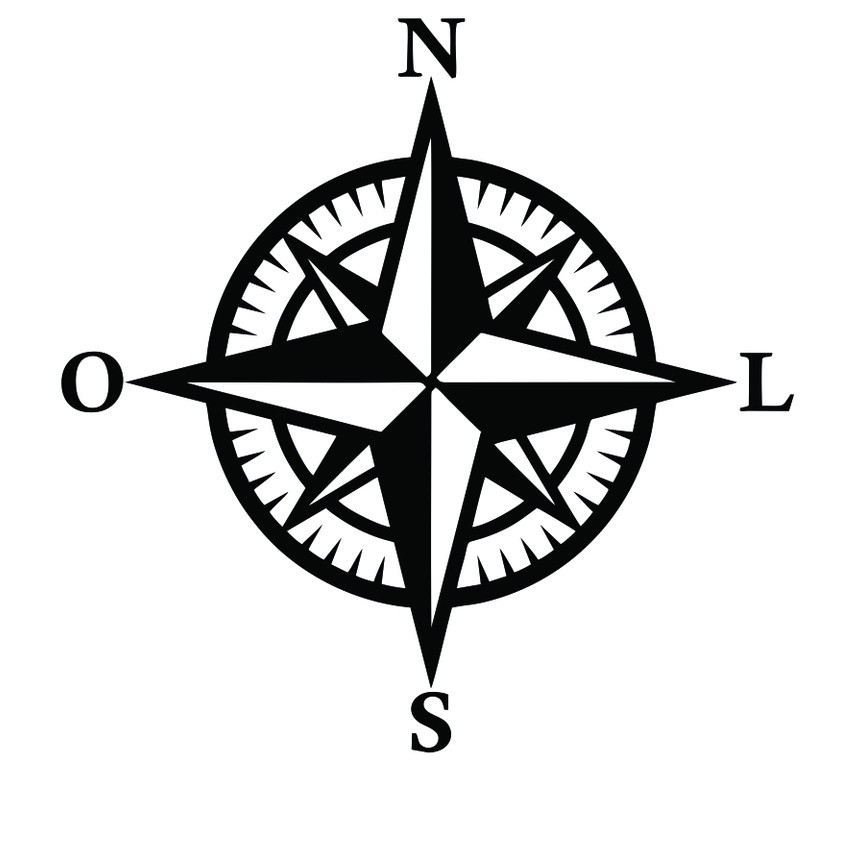 Adesivo Rosa Dos Ventos Decorativo Carro/Moto em Oferta na Shopee