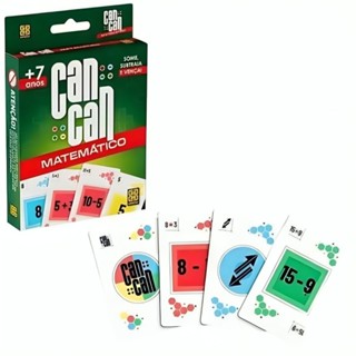 Jogo Cartas Educativo Can Can Matemático 110 Cartas 04549 - Grow em Oferta na Shopee