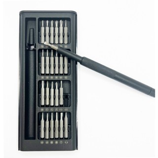 Kit Jogo Ferramenta Chave Magnética Precisão 24 Peças Pequenos Reparos Compatível - Celular Iphone Android Videogame Xbox Nintendo Switch Computador Notebook Macbook S2