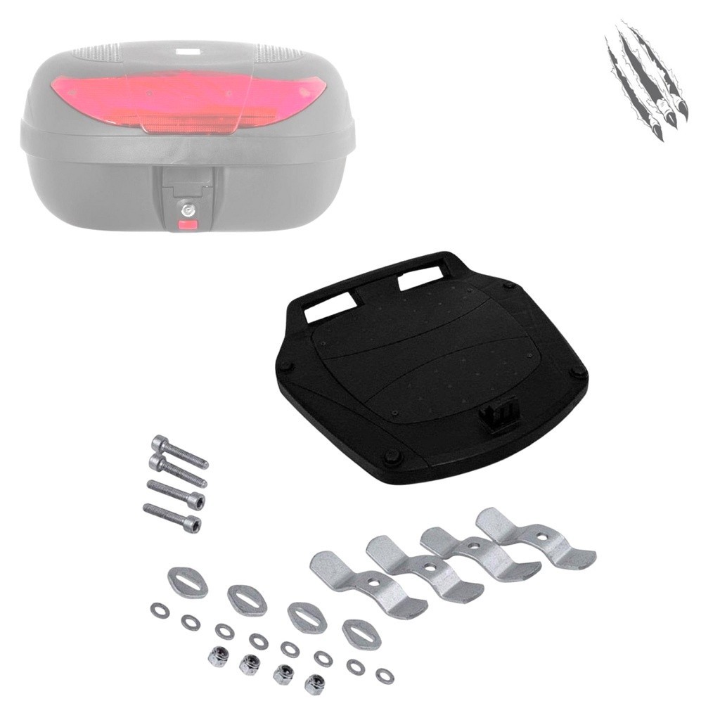 Base Baú Para Moto Bauleto Suporte 45 Litros Pro Tork Envio Imediato
