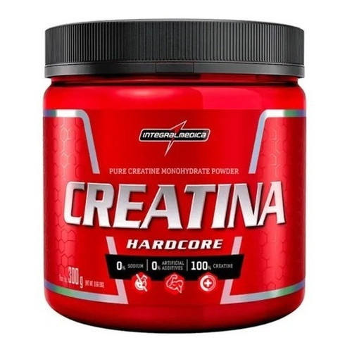 Creatina Hardcore 300g - 100% PURA - Integralmedica