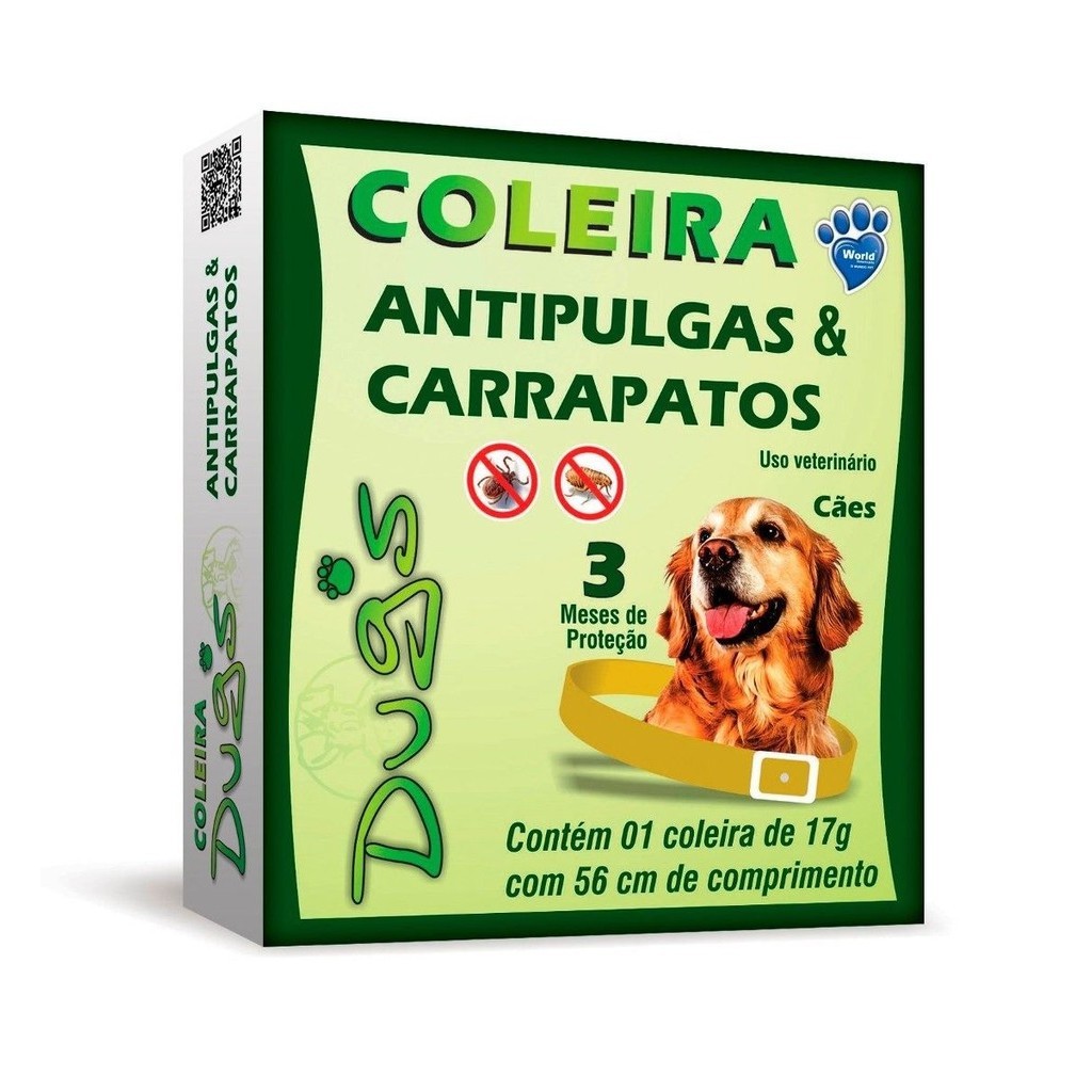 Coleira Antipulgas e Carrapatos Dug´s - World