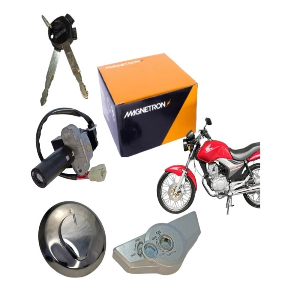 KIT CHAVE IGNICAO HONDA CG TITAN FAN 150 2009 2010 2011 2012 2013 ORIGINAL MAGNE