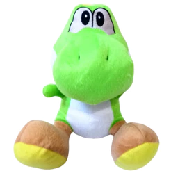 Pelúcia Yoshi Verde 30cm da Turma do Mario Bros