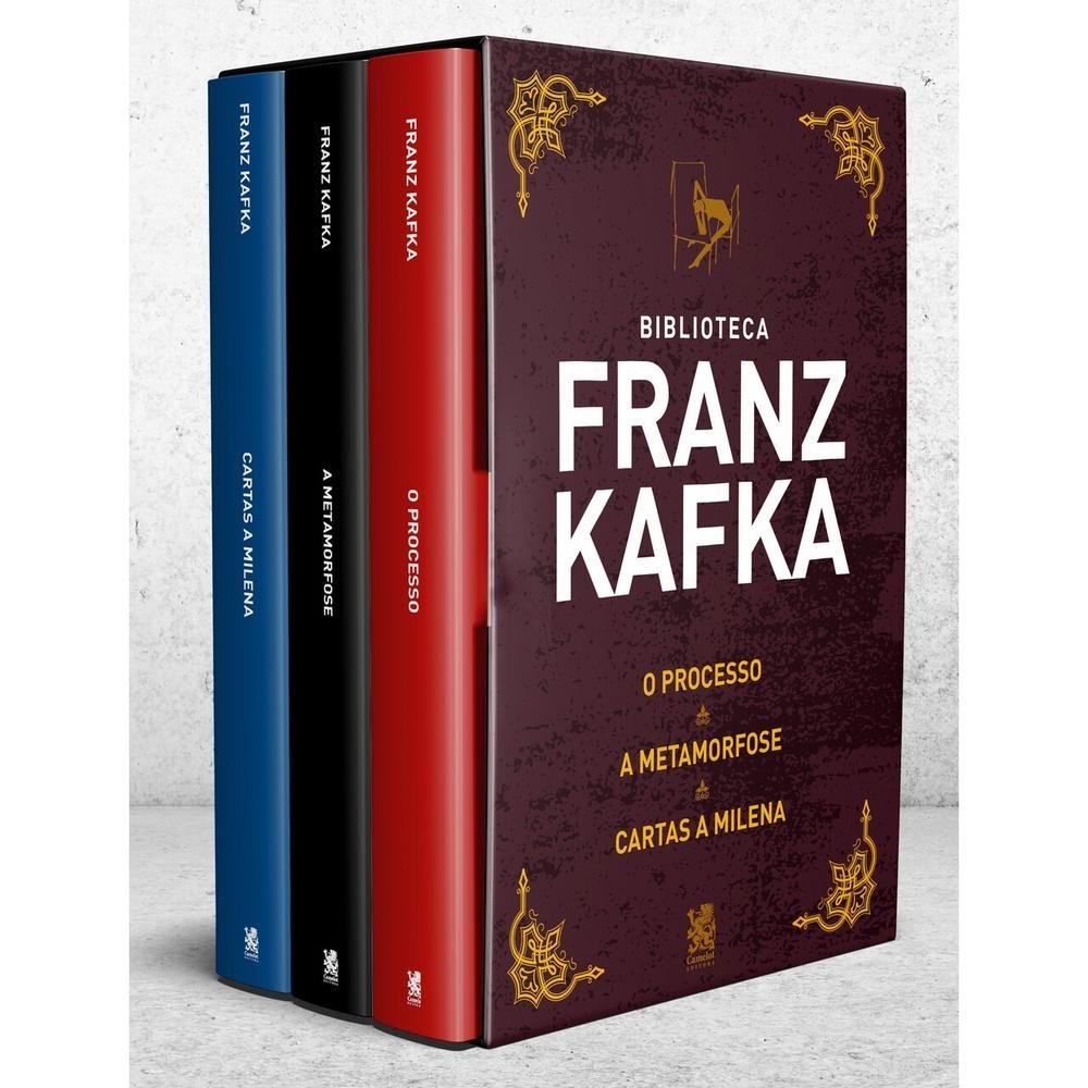 Biblioteca Franz Kafka - Box com 3 Livros - Books & Magazines