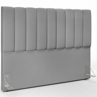 Cabeceira Cama Box Casal King 195 cm Dália W01 Facto Cinza - Lyam Decor em Oferta na Shopee