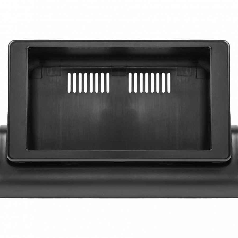 Moldura 2 Din Uno Mille 1994 a 2013 Preta 7 Polegadas - Spare Parts and Accessories for Vehicles