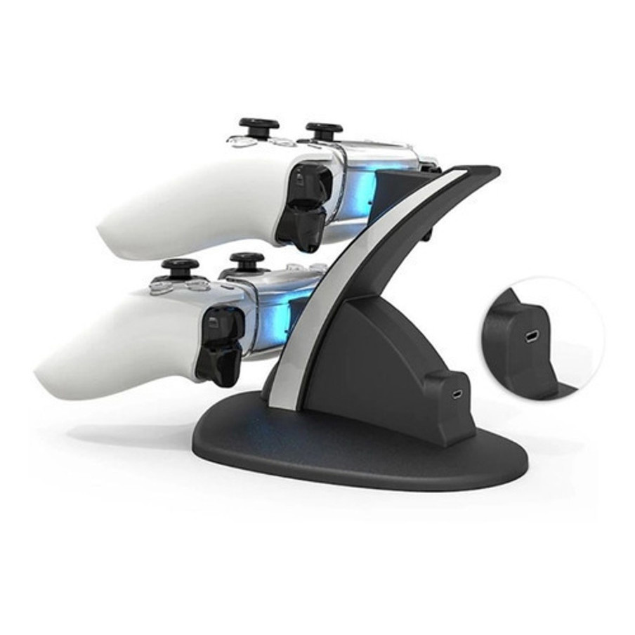 Suporte Base Carregador 2 Controles Para Ps5 (cod.0084)