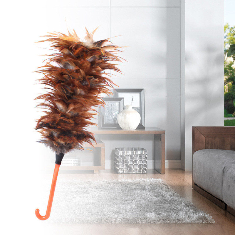 Espanador de pó Penas de Peru Tira Pó 35cm Simplo Casa Limpeza Poeira Espanador Eletrostático em Oferta na Shopee