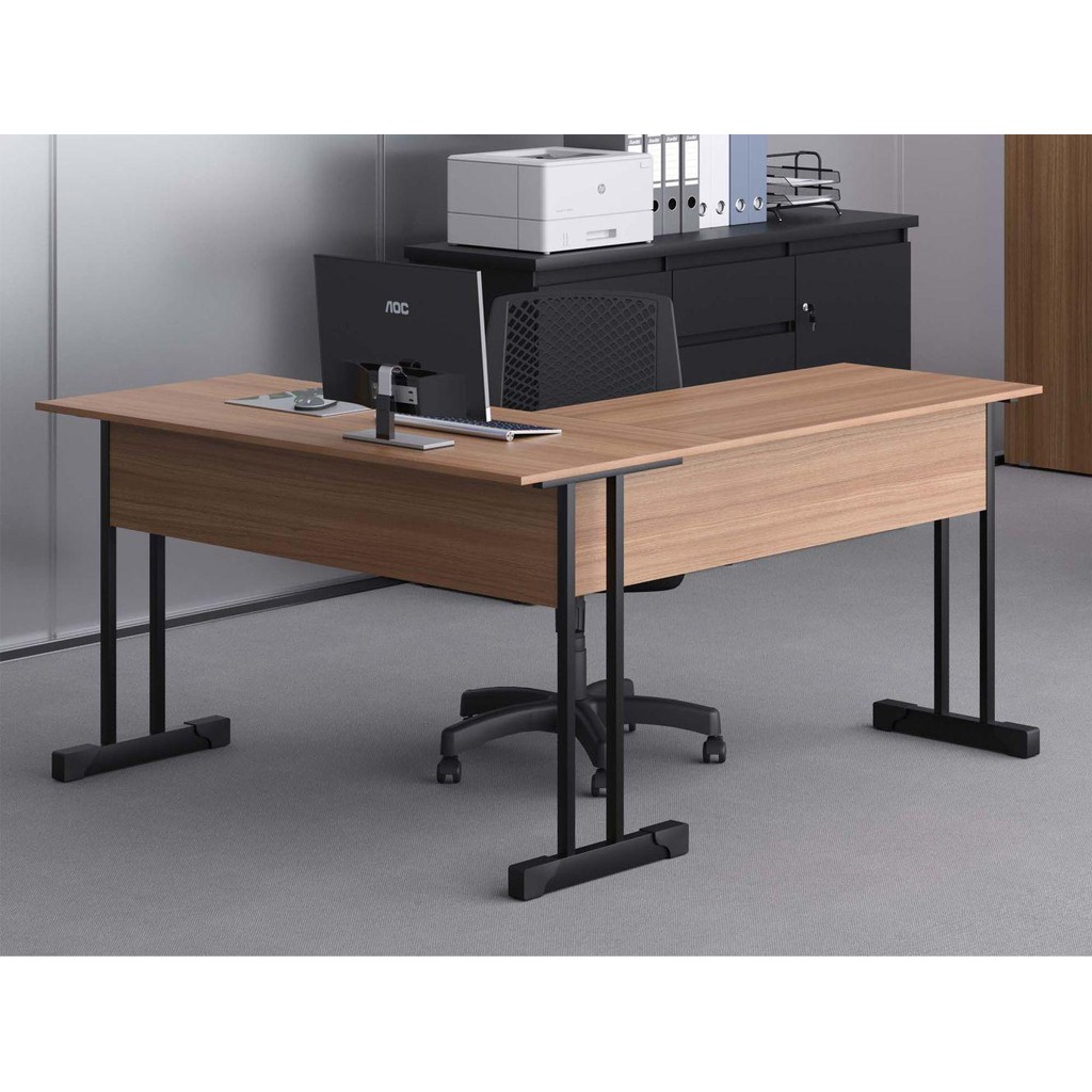Escrivaninha Para Computador L Com 2 Gavetas Range