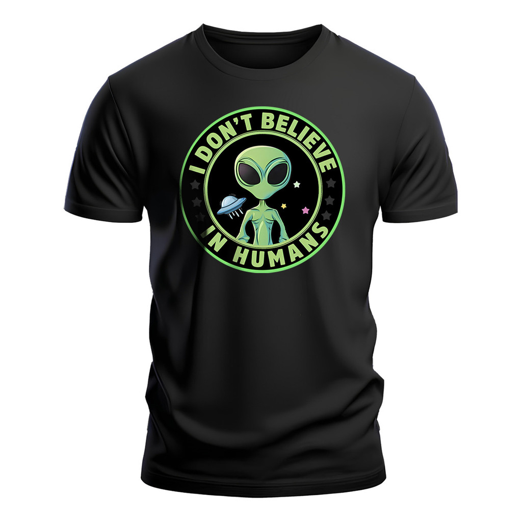 Camiseta Alien Unissex Algodão Ufo Et Alienígena Abdução em Oferta na Shopee