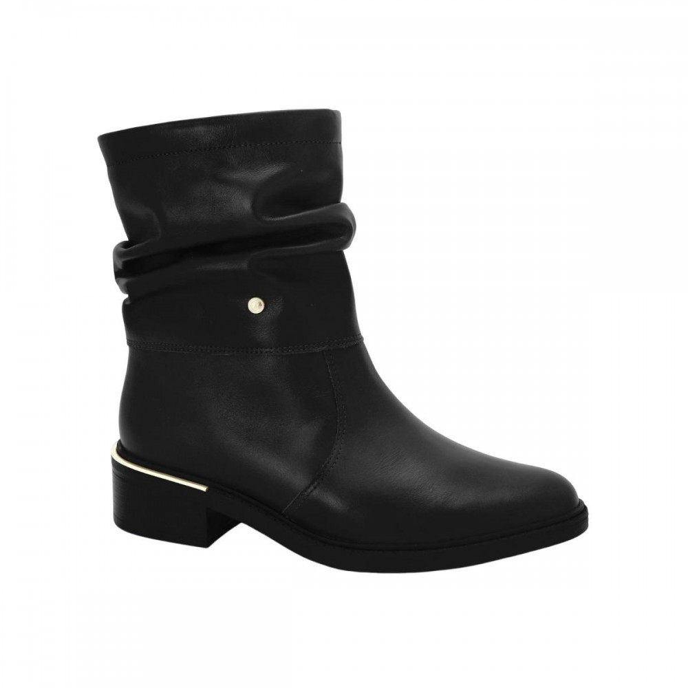 Bota Comfortflex 2569304-5 Coturno Cano Médio Feminino