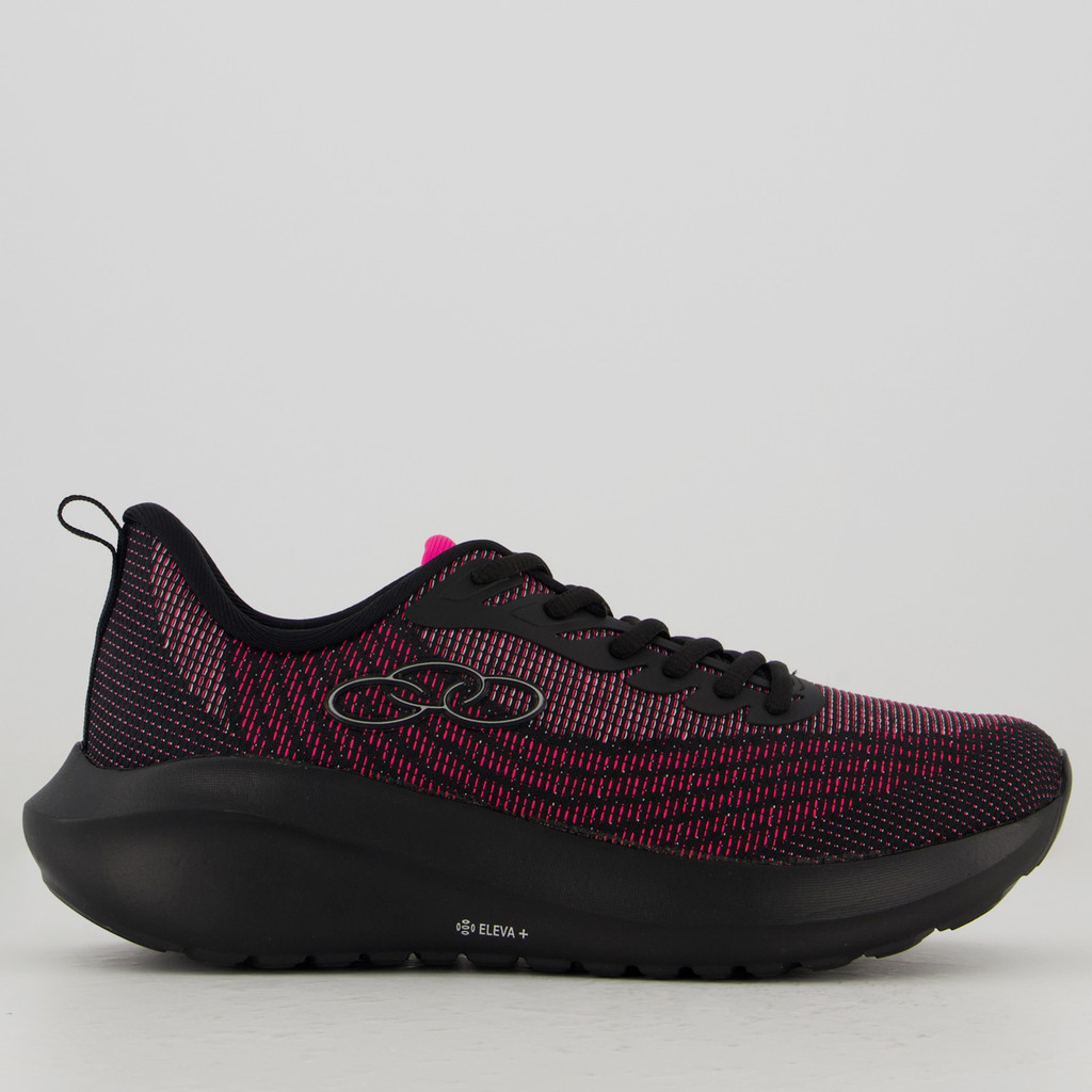Tênis Olympikus Acqua Feminino Preto e Rosa em Oferta na Shopee