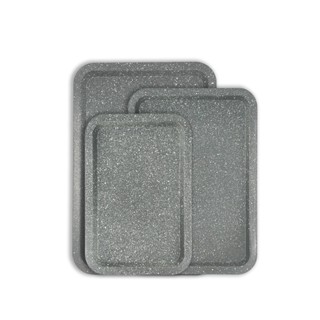 Conjunto Oster De Assadeiras 3 Peças Antiaderente Aço Carbono Dartmore em Oferta na Shopee