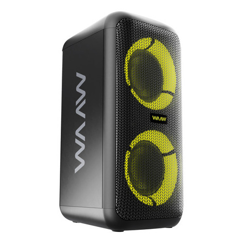 Caixa Som WAAW ALOK INFINITE 200 Bluetooth Tipo Torre 4 Alto-Falantes com LED's Dinâmicos 160W RMS - Audio