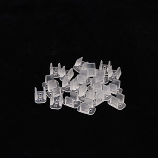 Qukkujzo 20Pcs Clip De Fita Neon 6x12mm/8x16mm Fixação De LED ABS Clipes De Moung Plástico BR