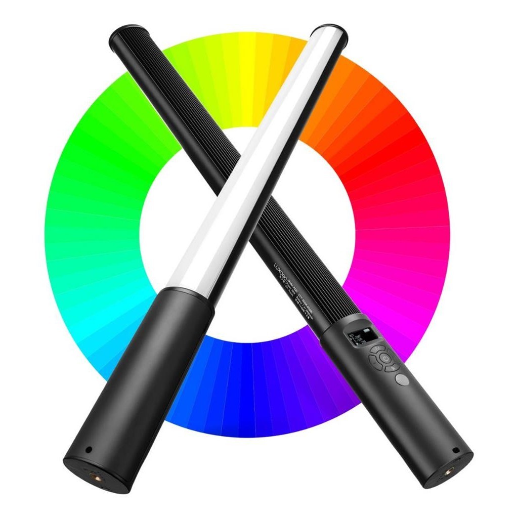 Bastao De Luz Led Preenchimento Rgb Portatil Fotografia Luxceo Colorido Com Controle P400